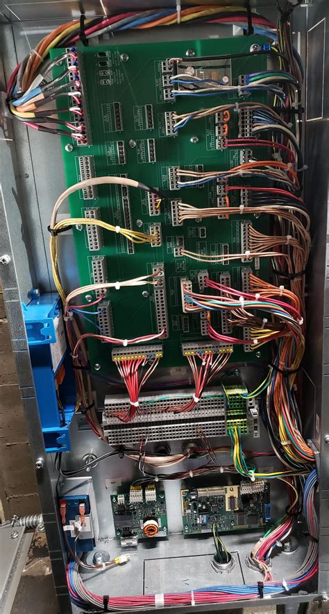 Top of car junction box wiring : r/Elevators 